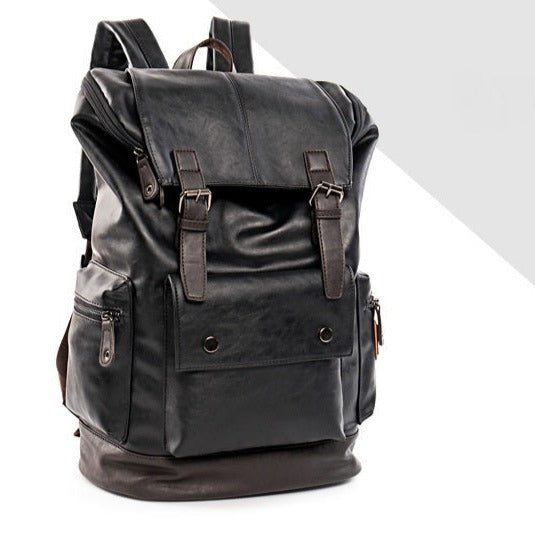 Mochila masculina de couro de alta qualidade - Koopor