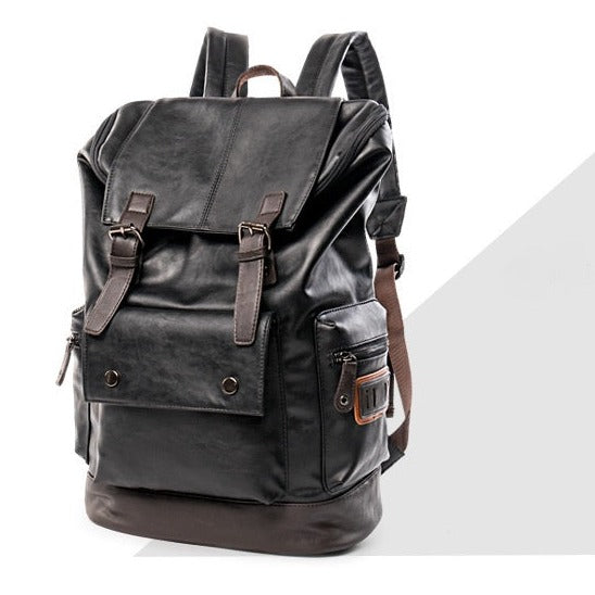 Mochila masculina de couro de alta qualidade - Koopor