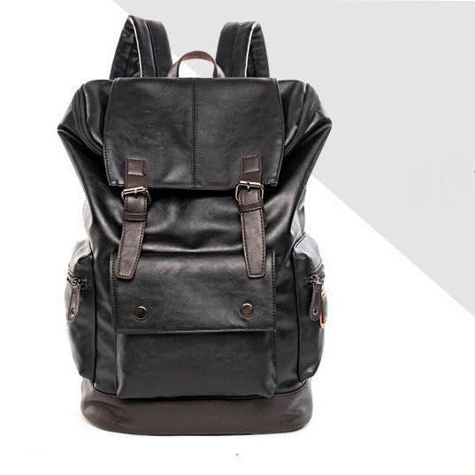 Mochila masculina de couro de alta qualidade - Koopor