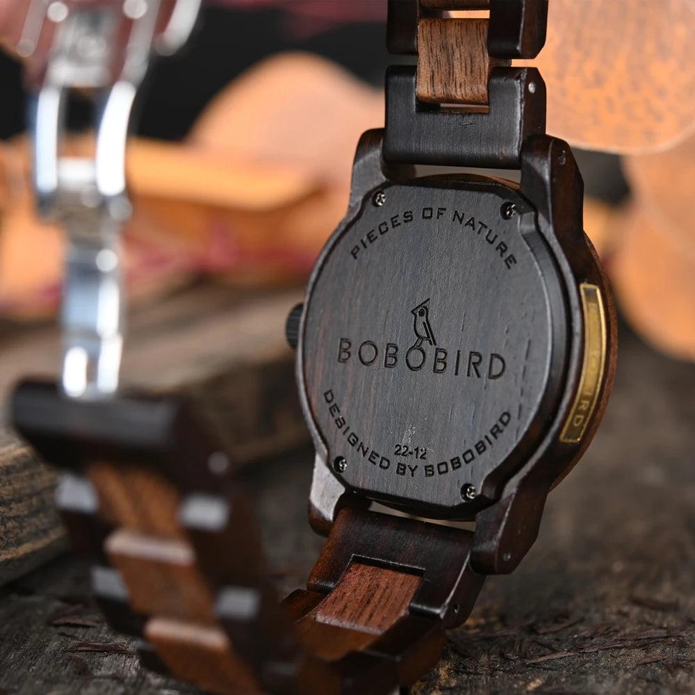 Relógio Masculino de Madeira GT132 - koopora