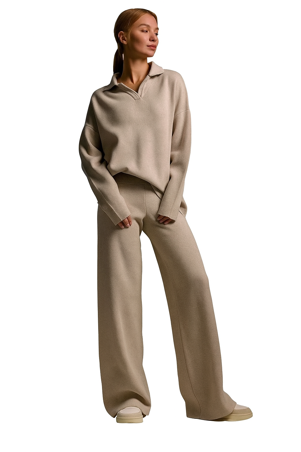 Conjunto Feminino de Malha Luxuosa