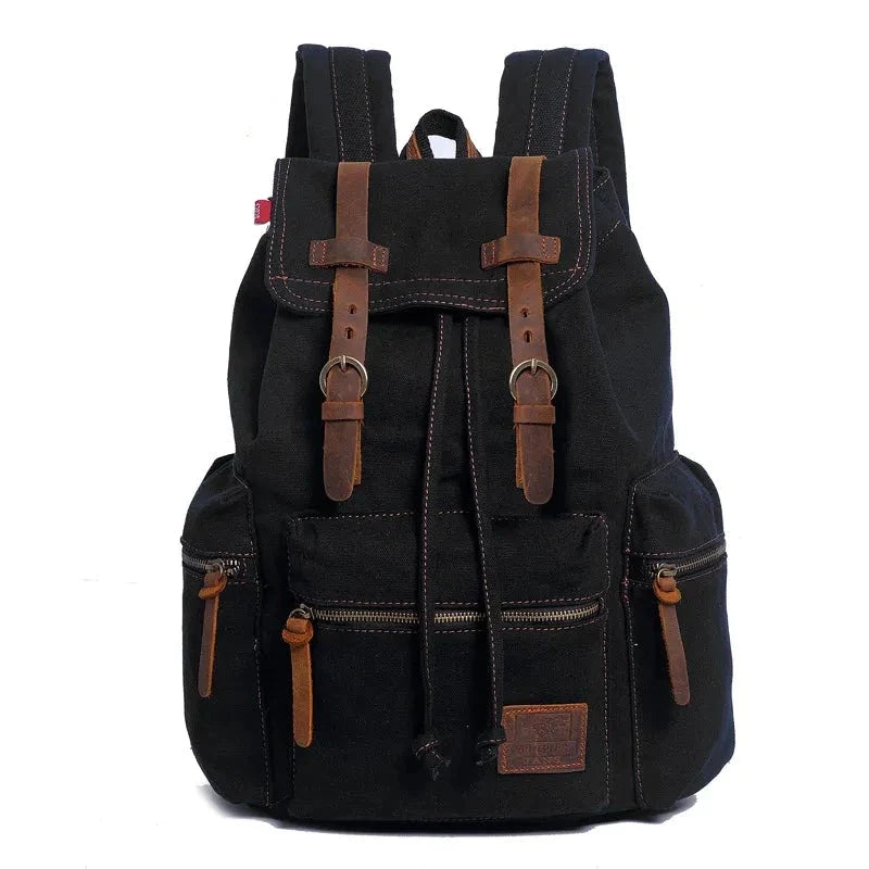 Mochila Masculina de Lona Vintage - Koopora