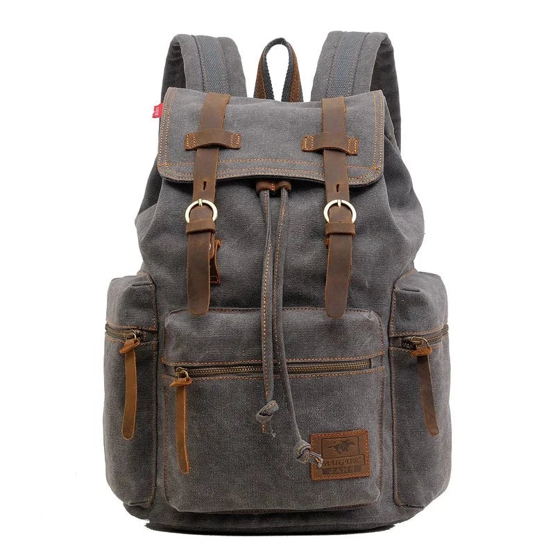 Mochila Masculina de Lona Vintage - Koopora