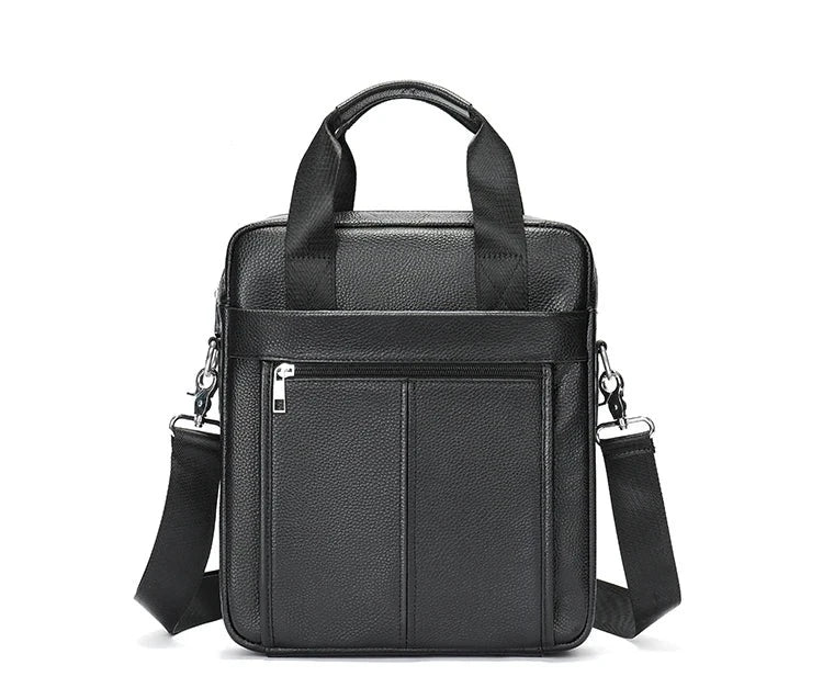 Bolsa de Ombro de Couro Genuíno Westal para Homens com Estilo