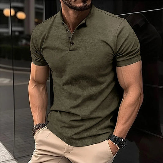 Camisa Polo Masculina Casual Estilo Knit - Koopora