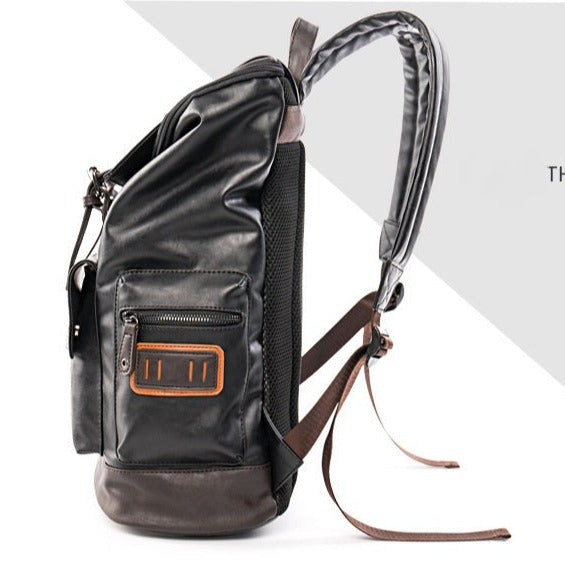 Mochila masculina de couro de alta qualidade - Koopor
