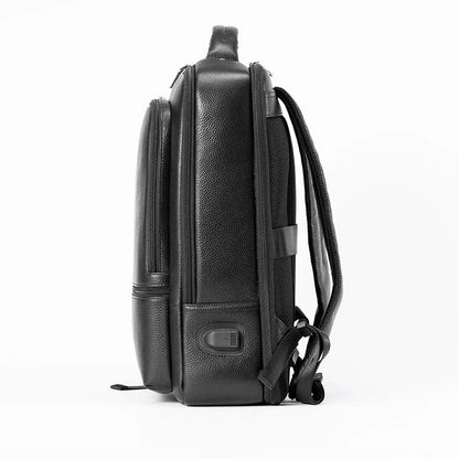Mochila Masculina Preta em Couro - Koopora