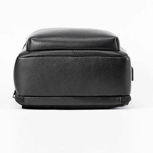 Mochila Masculina Preta em Couro - Koopora