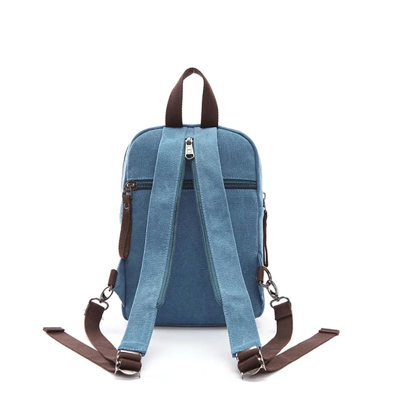 Mochila Mini Vintage em Canvas - Koopora