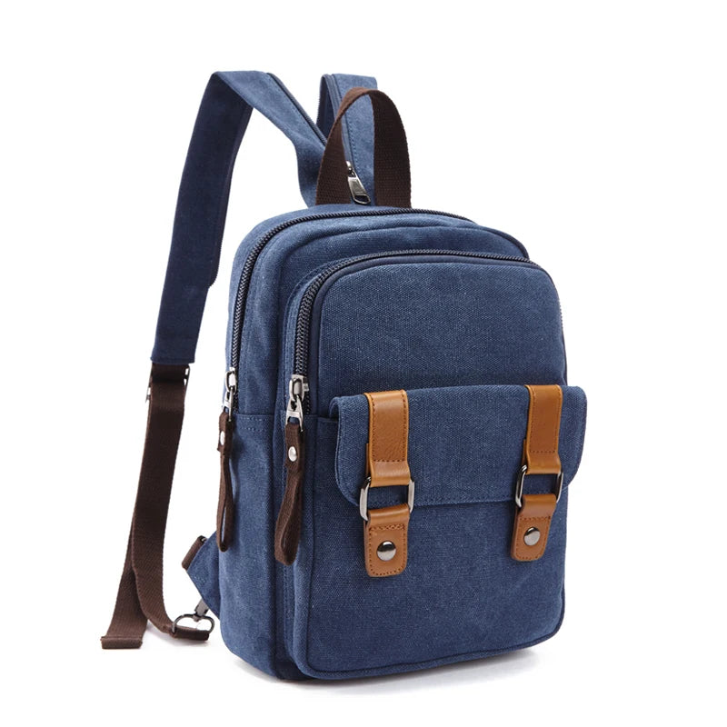 Mochila Mini Vintage em Canvas - Koopora