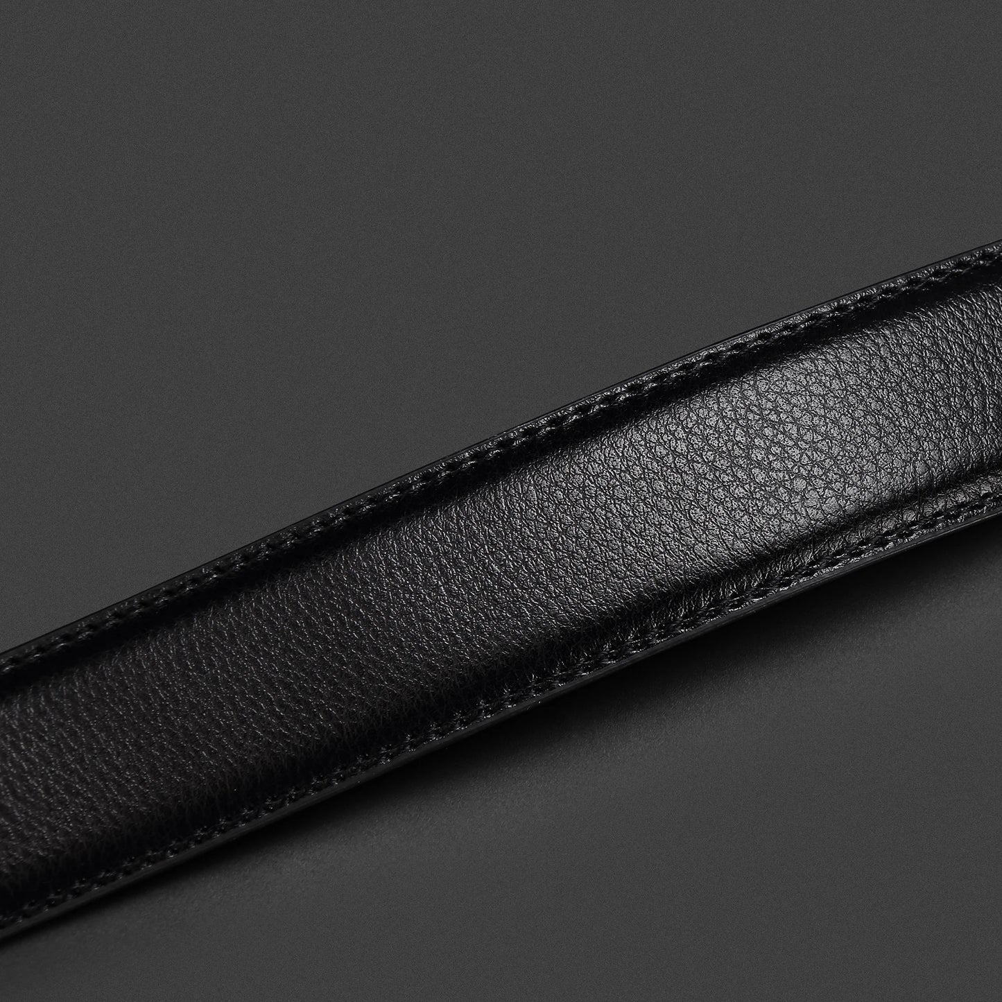 Cinto Masculino Automático em Couro Genuíno preto - Koopora