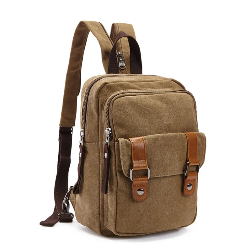Mochila Mini Vintage em Canvas - Koopora