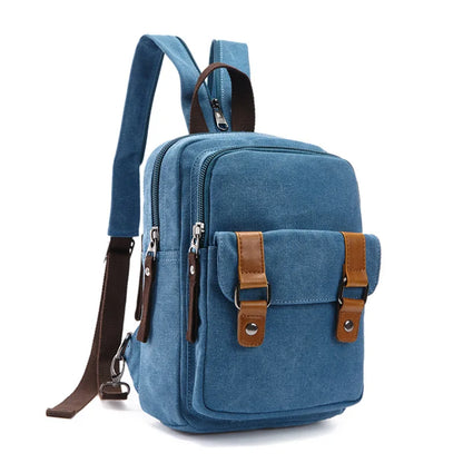 Mochila Mini Vintage em Canvas - Koopora