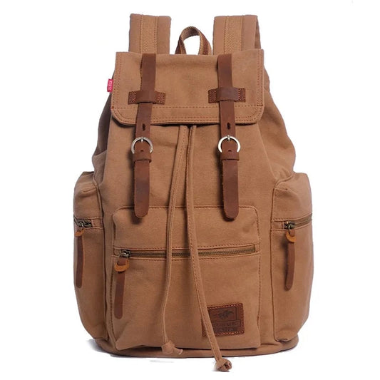 Mochila Masculina de Lona Vintage - Koopora