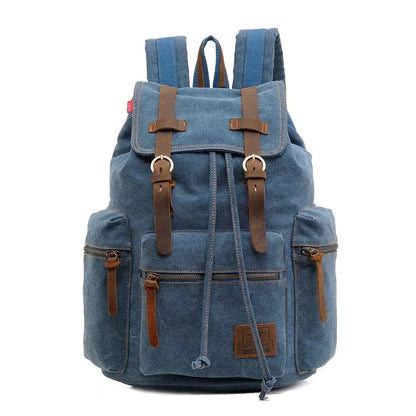 Mochila Masculina de Lona Vintage - Koopora