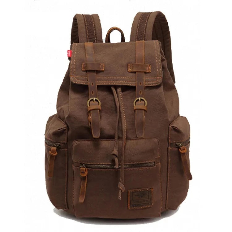 Mochila Masculina de Lona Vintage - Koopora