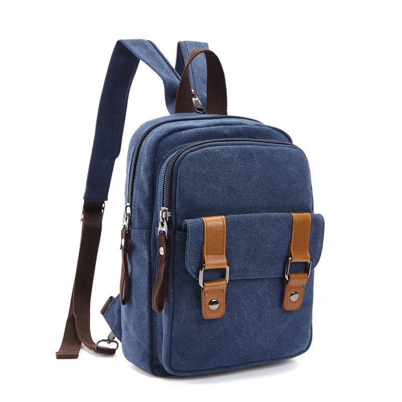 Mochila Mini Vintage em Canvas - Koopora