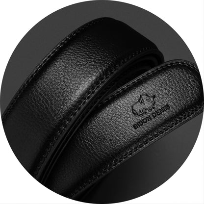 Cinto Masculino Automático em Couro Genuíno preto - Koopora