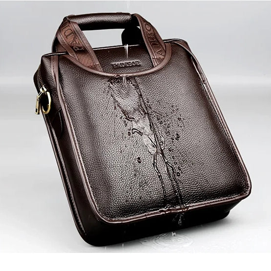 Bolsa Masculina de Couro Genuíno Padieoe - Koopora