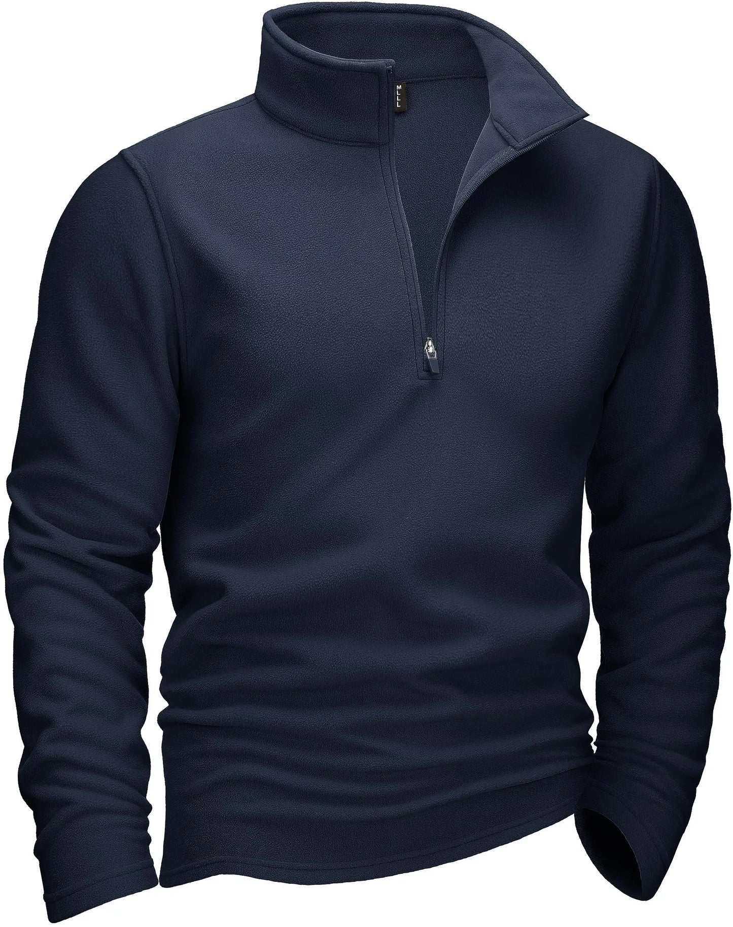 Suéter Casual com Gola Alta e Fleece - Koopora