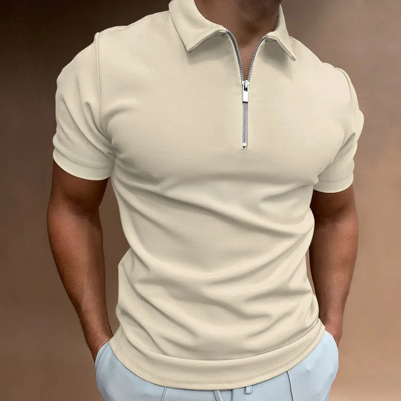 Polo Masculina Casual Poliéster - Koopora