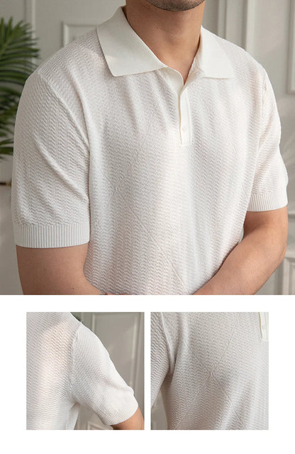 Camisa Polo Masculina Slim Fit Viscose- Koopora