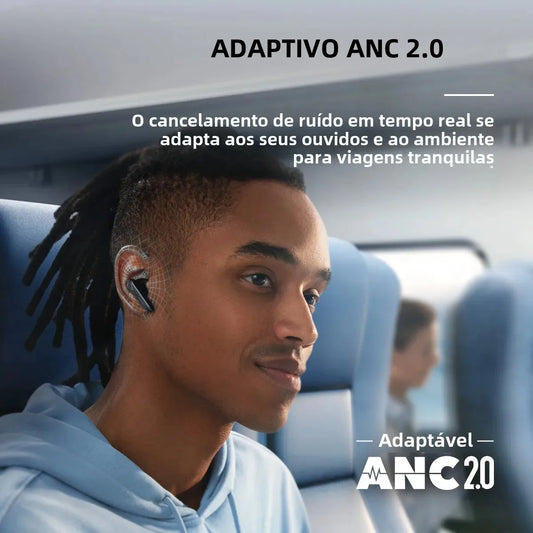 Soundcore by Anker Liberty 4 NC Fones de ouvido sem fio com cancelamento de ruído Fone de ouvido sem fio Bluetooth Fones de ouvido sem fio TWS