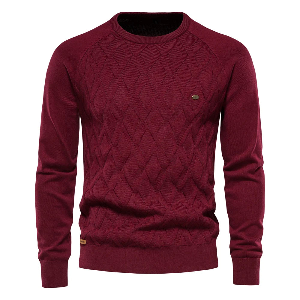 Pulôver Masculino de Gola Redonda
