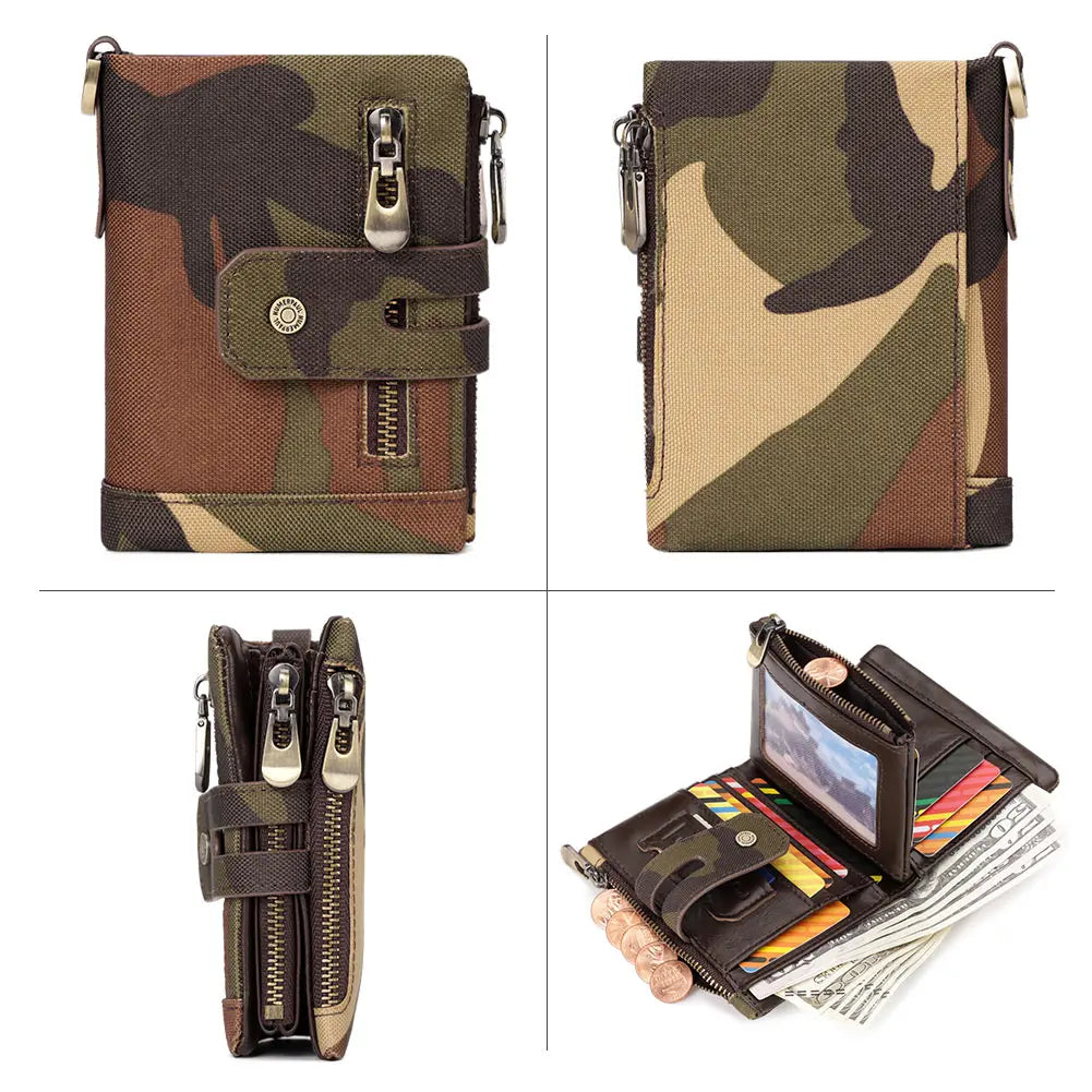 Luxury Oxford Wallet with RFID Protection