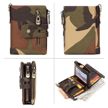 Luxury Oxford Wallet with RFID Protection