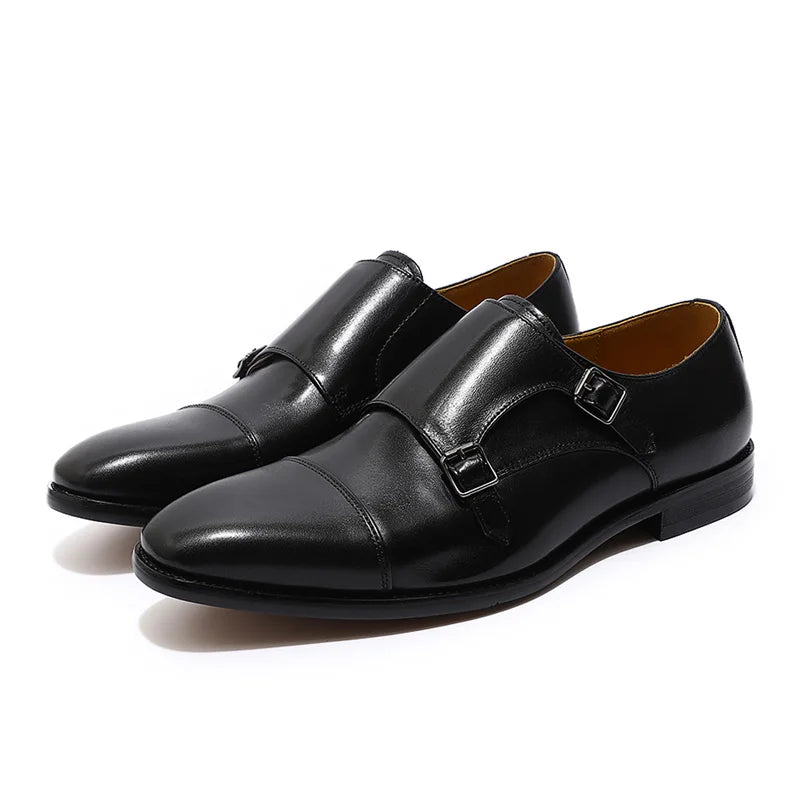 Sapato Social Masculino Monk Strap com Fivela Dupla