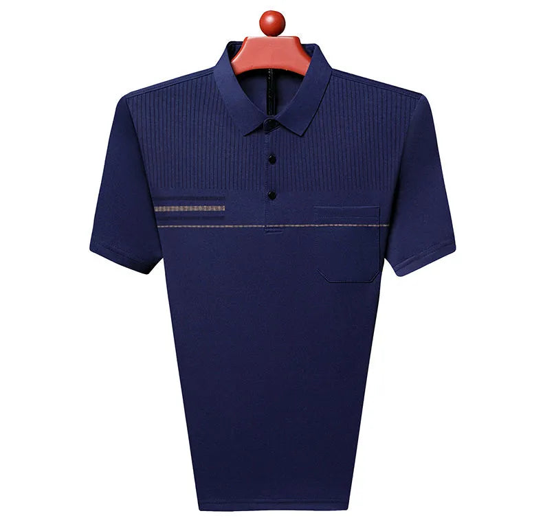 Camisa Polo Casual Cor Sólida - Koopora