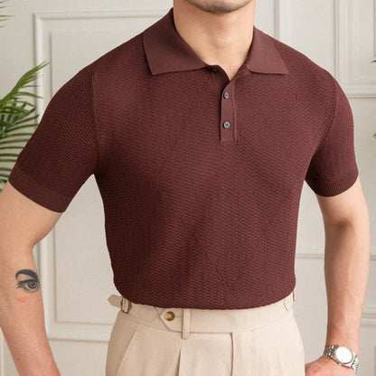 Camisa Polo Masculina Slim Fit Viscose - Koopora