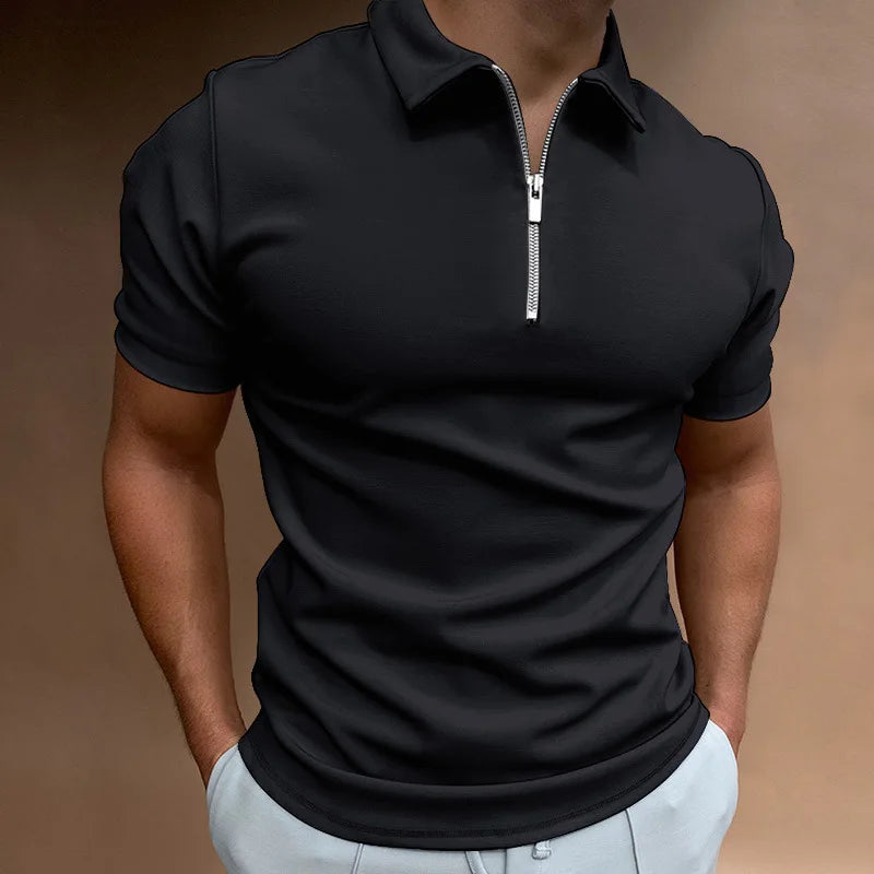 Polo Masculina Casual Poliéster - Koopora