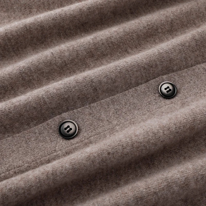 Cardigan Masculino de Cashmere Gola V - Koopora