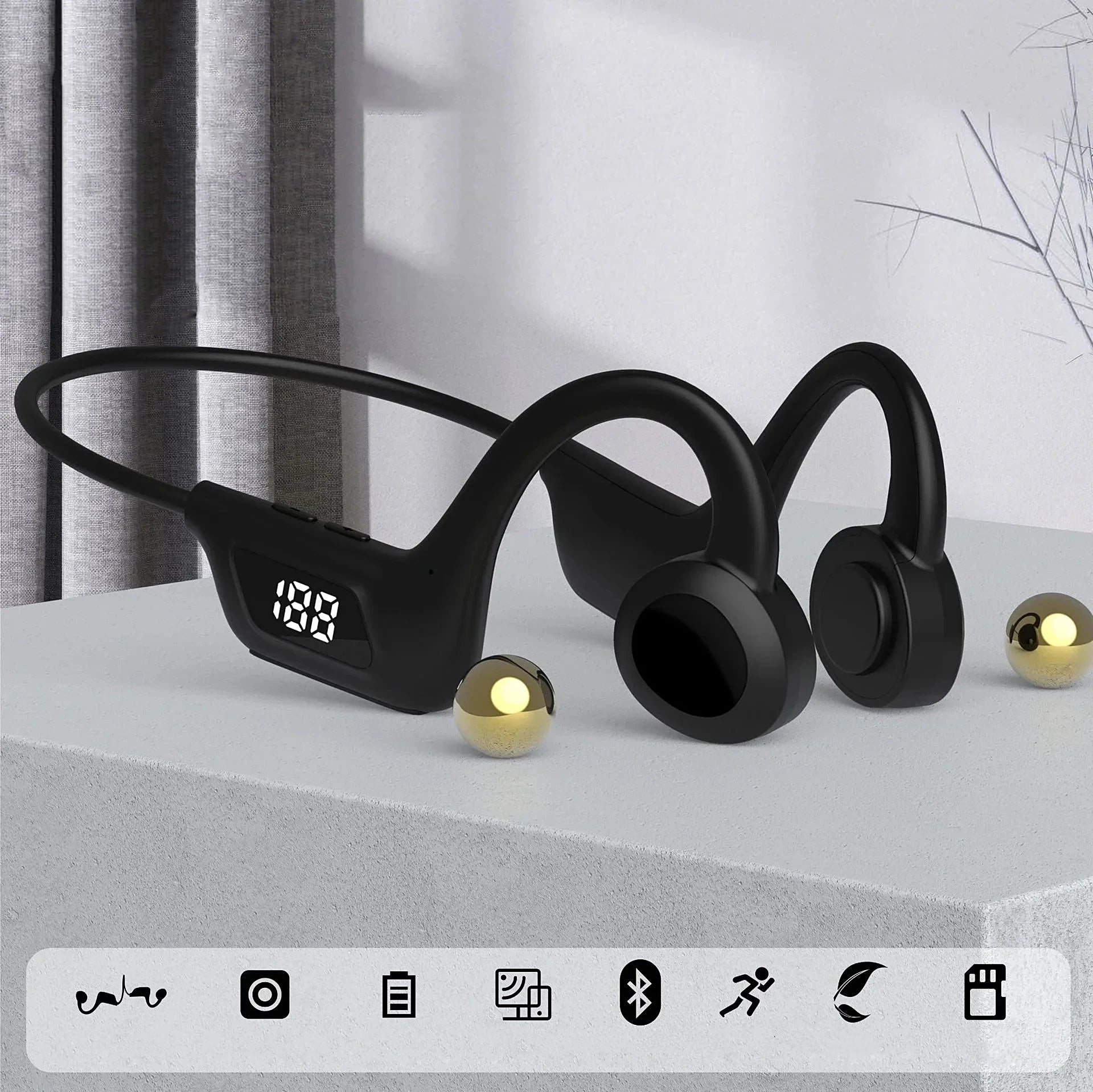 Fones De Ouvido Sem Fio Bluetooth, Auriculares Esportivos, Carregamento De Redução De Ruído, mojawa, shopersp, shopersp, vxcase, iplace, i2go, MercadoLivre, amazona, lumixpro