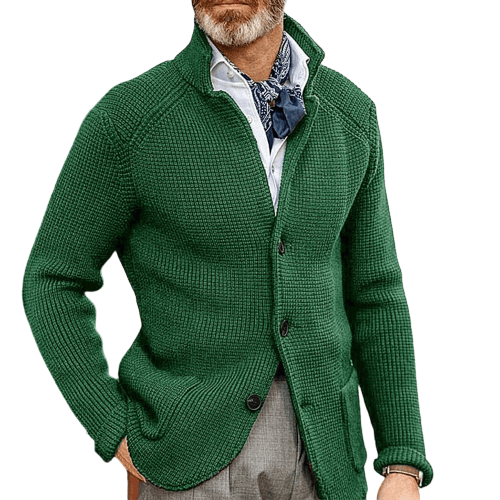 Cardigan Masculino Gola Alta - Koopora