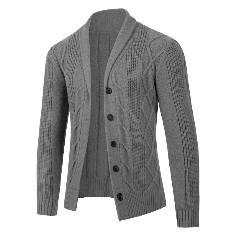 Cardigan Masculino Gola Slim