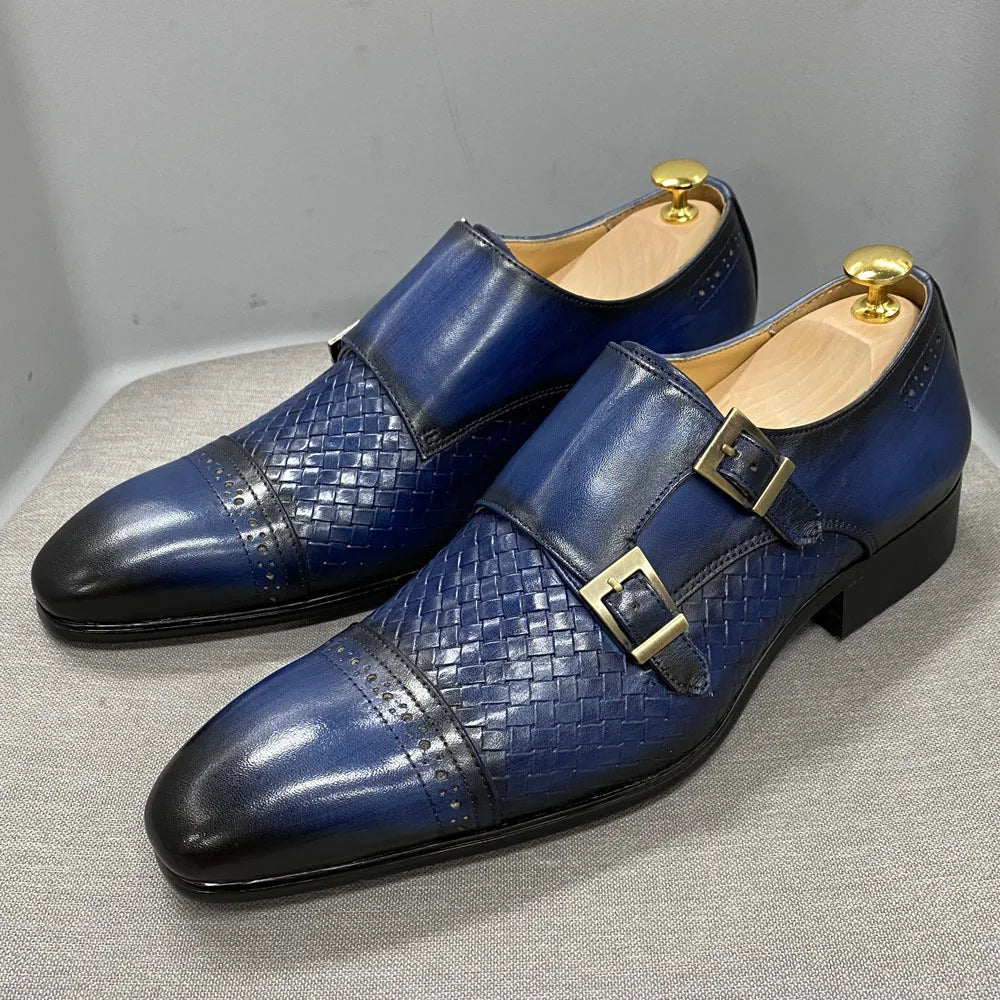 Sapato Social Masculino Oxford Azul - Koopora