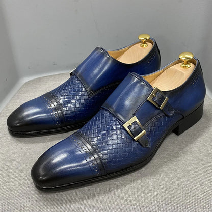 Sapato Social Masculino Oxford Azul - Koopora