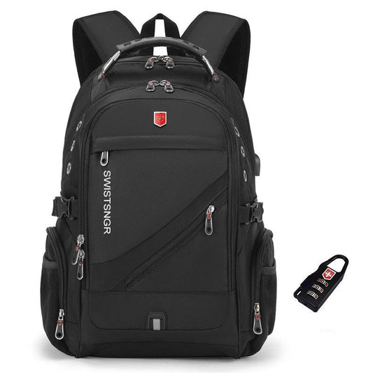 Mochila Masculina para Laptop de 17 Polegadas à Prova D'água - koopora