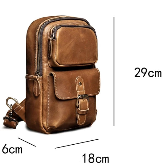 tamanho Bolsa Masculina Transversal - Koopora